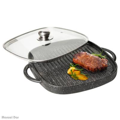 تابه گریل چدن دو طرفه نالینو مدل Lorenza سایز 28