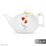قوری چینی مدل شاه پسند